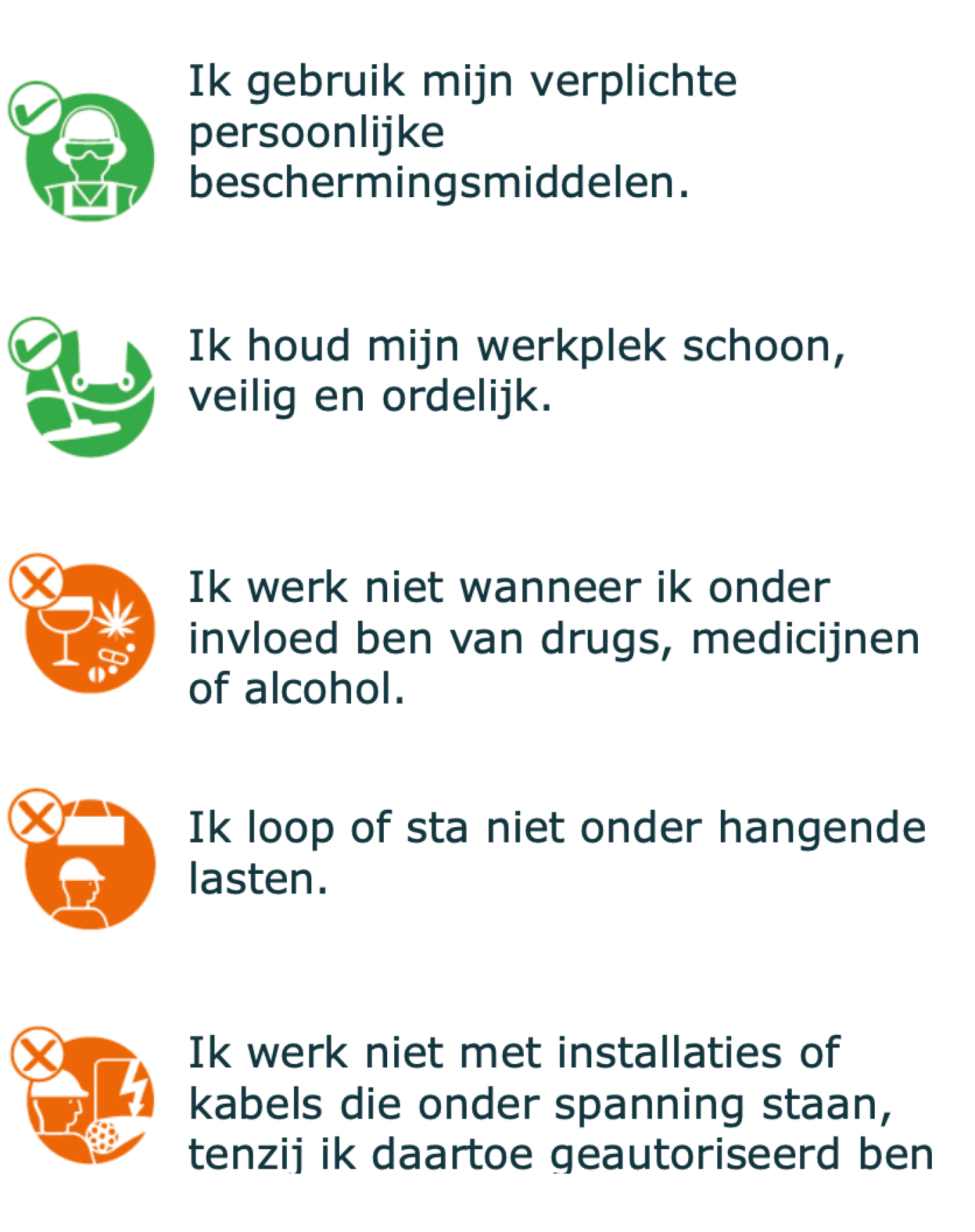 HABO VEILIGHEIDSREGELS 2