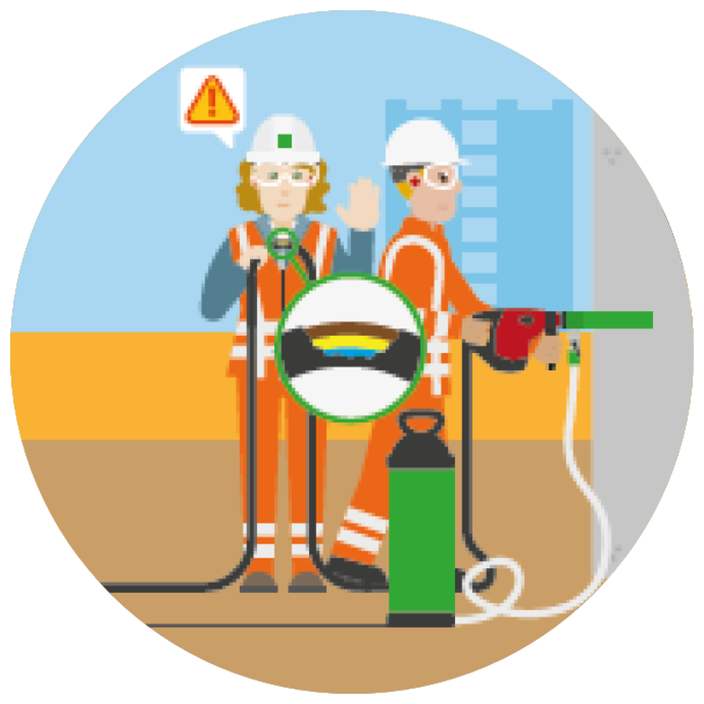 Ik spreek anderen aan én onderneem actie als ik een situatie onveilig vind.