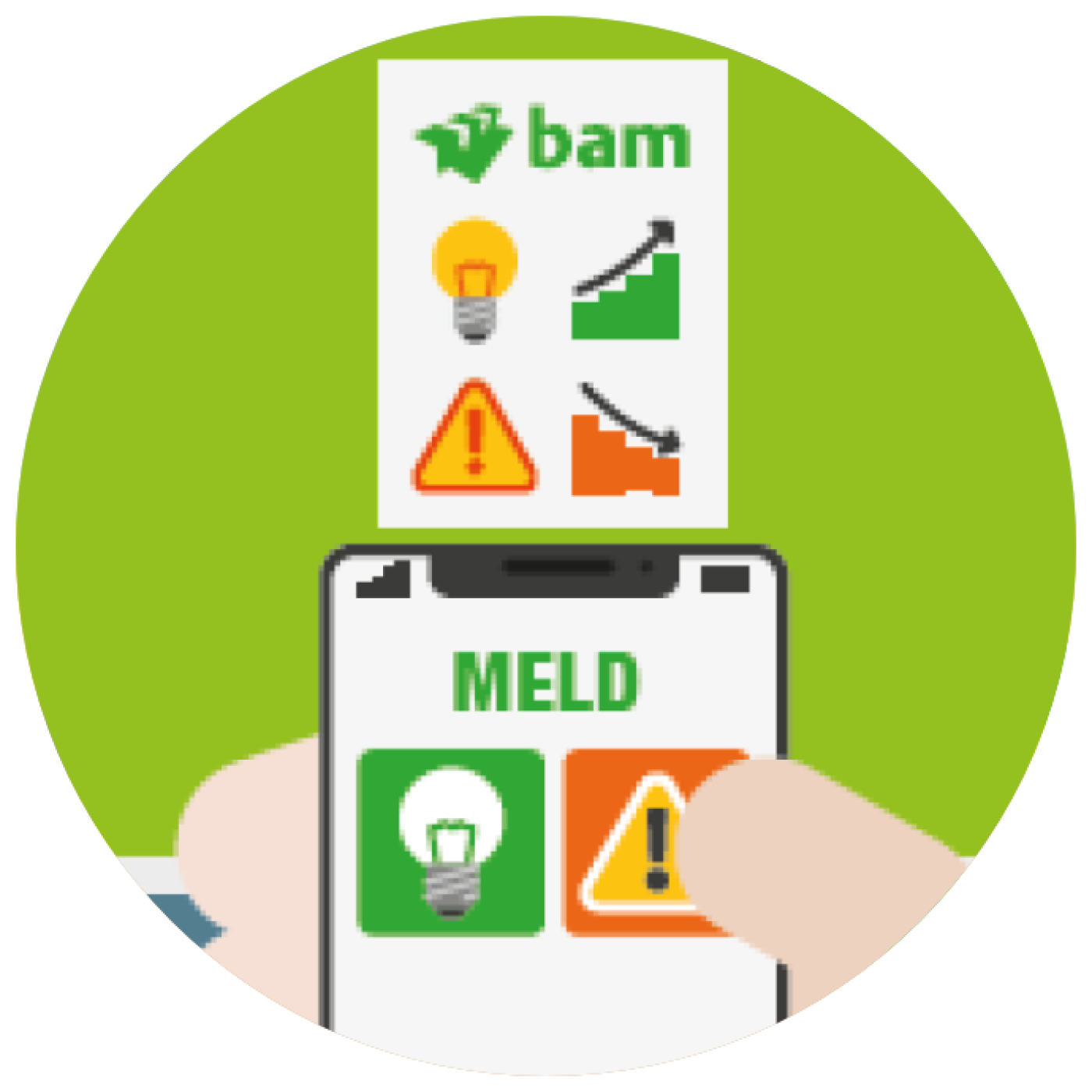 Ik meld verbeterpunten en incidenten zodat we als organisatie leren.